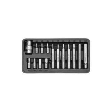 HEX skrutkovačové hroty YATO 15 ks