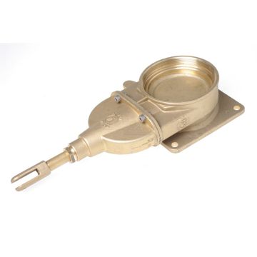 Brass gate valve without control.