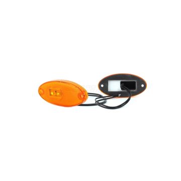 Feu de position latéral combiné LED, 12V–24V, avec dispositif réfléchissant et câble de 22 cm WAŚ