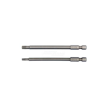 Skrutkovačové hroty TORX SECURITY YATO 1/4" T15x100mm, T27x100mm 2 ks