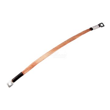 Zemnící opletený kabel 17x450/fi40,5+fi10,5