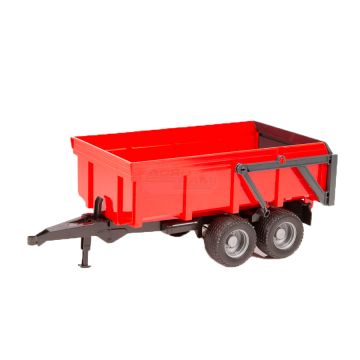 Červený dvojnápravový sklápač Bruder 02211