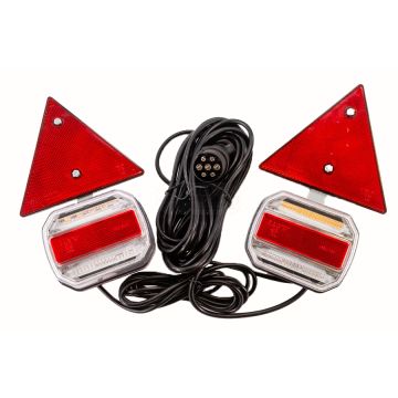 Feux arrière combinés LED avec triangle 12-24 V TT TECHNOLOGY TT.12019T