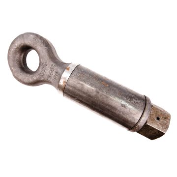 BPT towing hitch L=380mm, FI52, Q82, 17T