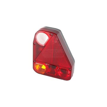 Kombinované zadné svetlo s reflexným trojuholníkom HOR 56, rohové - pravé HORPOL