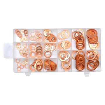 Miedzene podložky súprava YATO 150 ks