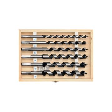 Drevené vŕtačky YATO L-230 mm, FI 10-20 mm 6 ks