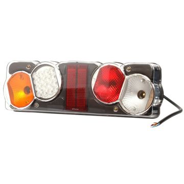 Lampa zespolona tylna lewa, 24V + przewody 60cm YLY-S 6x0,75mm2, diody