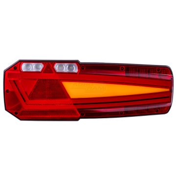 Left rear combined light MAVIC with reflective triangle, 6-function HORPOL