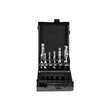 Sada vrtákov a závitníkov HEX YATO M3-M10 7 ks