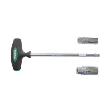 T-držiak s objímkami na sviečky 16mm+21mm 3/8" HONITON H-022