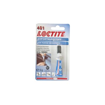Sekundové lepidlo 3g LOCTITE 401