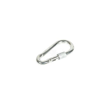 Carabiner with a nut