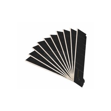 Black snap-off blades 10 pieces Schmith 18mm