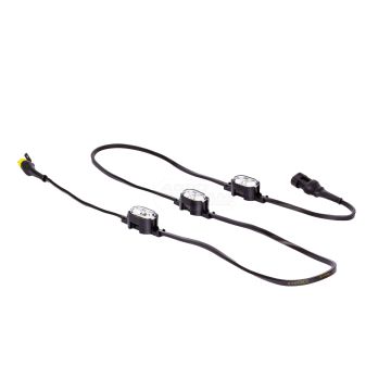 Sada 3 univerzálnych pracovných lámp HORPOL na osvetlenie pracovného priestoru strojov HORPOL