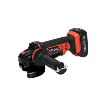 Uhlová brúska set s batériou + nabíjačka YATO 2,0Ah