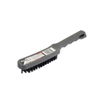 Drôtový kartáč oceľový drôt 5 radov rukoväť YATO