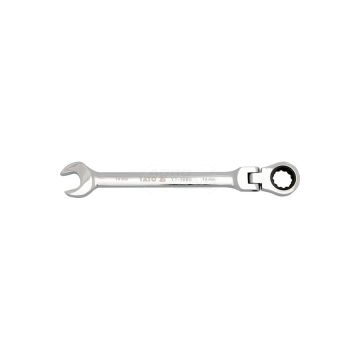 Articulated combination wrench with a 13mm ratchet