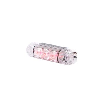 Feu de gabarit arrière LED, simple fonction, 12V–24V, avec câble de 22 cm WAŚ