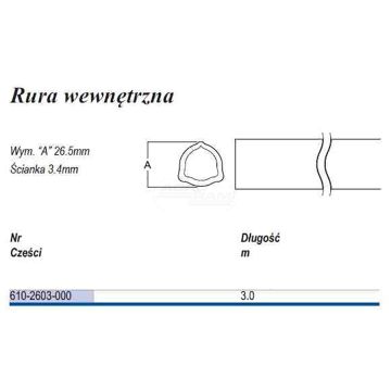 Tuyau, triangle D26 T-3 int