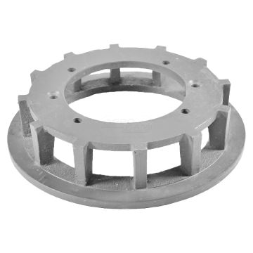 Cast iron roller with flange 102