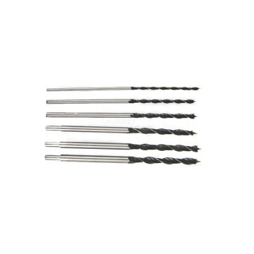 Wood drill bits, 6 pieces, 300 mm