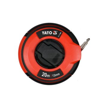 Ocelová meracia páska chránená nylonovým povlakom, II. trieda dokonalosti YATO 20 m x13 mm