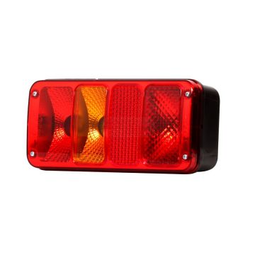 Left rear combination lamp with reflector, 12V–24V WAŚ