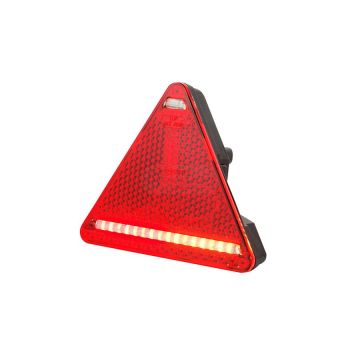 Rechte hintere LED-Kombinationsleuchte, 12V–24V, mit Reflektor und 185 cm Kabel WAŚ