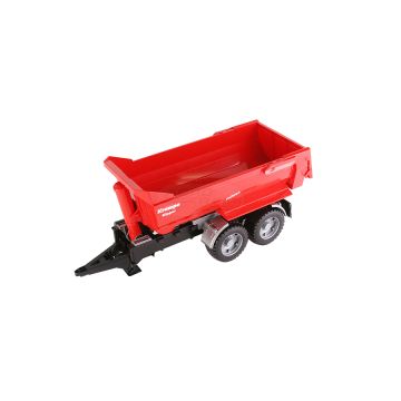 Vyklepávací príves typu half-pipe firmy Krampe, tandemová náprava Bruder 2225