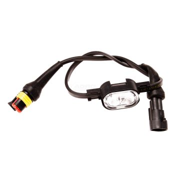 LED svietidlo na osvetlenie trysiek rozprašovača, HOR 106 (s 2 plochými káblami 2x0,75 mm, každý cca 0,25 m dlhý + zásuvka a zástrčka Superseal