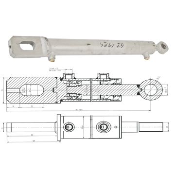 Hydraulikzylinder CJ-S121-9-50/28/420 0876300000081 Skrawmet