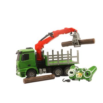 Mercedes Arocs transporter with crane 1:20 2.4GHz RTR with crane and grab manipulation.