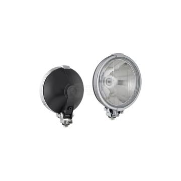 Projecteur de route halogène avec cadre chromé et feu de position WESEM