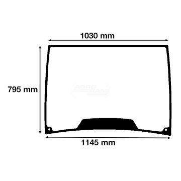 Windshield MJR-80 CL M 18