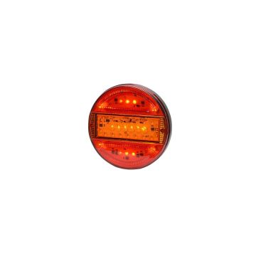 Rear LED combination lamp, 12V–24V, with indicator and 200 cm cable WAŚ
