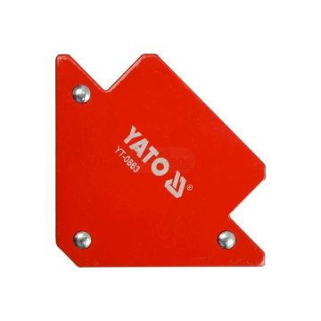 Zváračský magnetický uhlomer YATO 82x120x13 mm