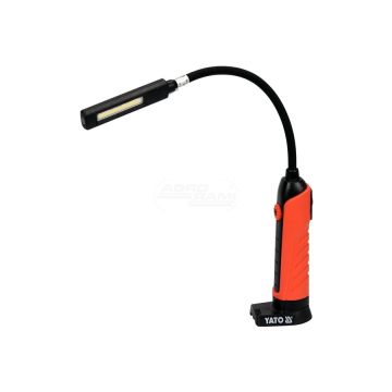 Pracovná lampa COB 500 lm flexibilná ramena, regulácia svetla IP54, IK07, PA6+TPR YATO