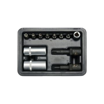 Sada nástrčných kľúčov a bitov na klimatizáciu YATO 1/4" 12 ks