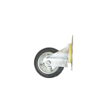 Roue métallique pivotante caoutchoutée 100x20 KMG KMG-100/3 PRODUIT POLONAIS