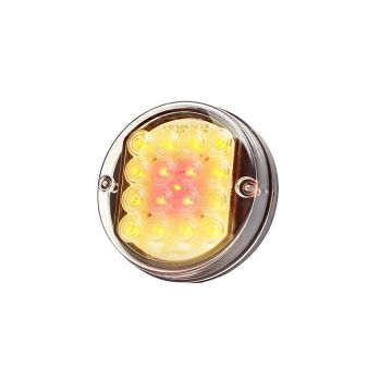 Feu arrière combiné LED, 12/24V, avec clignotant et câble de 38 cm WAŚ