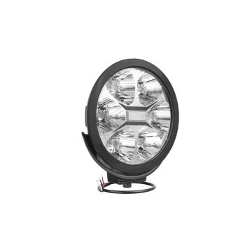 Phare routier avec LED et cadre noir WESEM