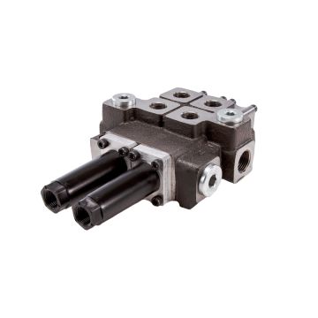 40L dvojdielny hydraulický rozvádzač ovládaný joystickom W-ROZ40L/2L  WARYŃSKI Waryński