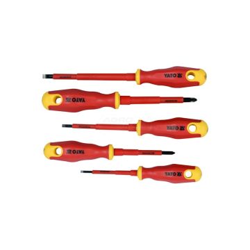 Sada izolačných skrutkovačov YATO 1000V 5 ks