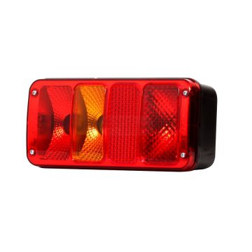 Left rear combination lamp with reflector, 12/24V WAŚ
