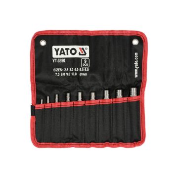 Kožné dierovače YATO 9 ks