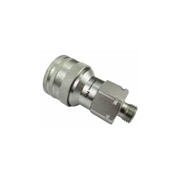 Hydraulic quick connector, M14x1.5 socket, EURO external thread