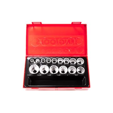 Sada 12-ti bodových zásuvek, 15 kusů