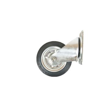 Roue métallique pivotante caoutchoutée 160x30 KMG KMG-160/3 PRODUIT POLONAIS