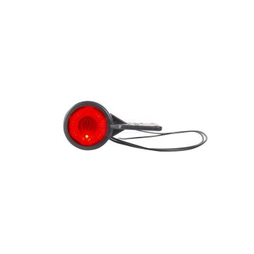 Feu de gabarit combiné avant-arrière LED, 12V–24V, avec câble de 36 cm WAŚ